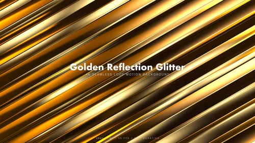 Goldener Reflection Glitzer 14