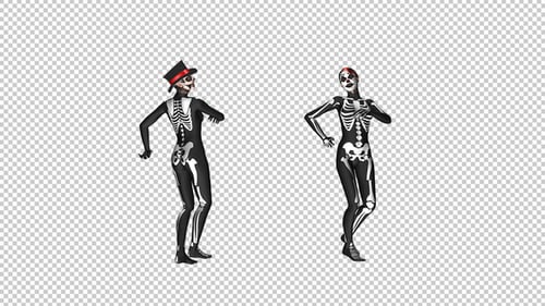 Skeleton Dance - Creepy and Sexy Duo