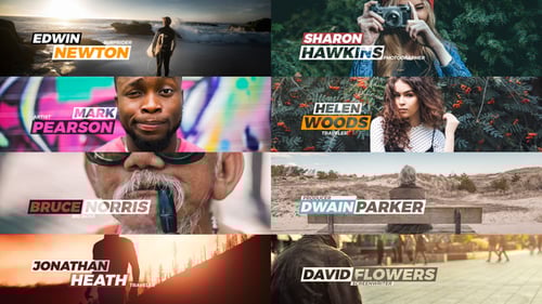 Sleek Lower Third Titles for Modern Video Productions