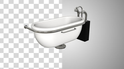 Badewanne rotierend
