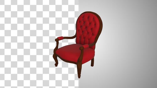 Red Chair Rotating