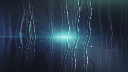 Futuristic Abstract Light Streams and Energy Background