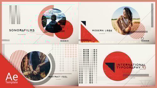 Sleek Geometric Opener with Animated Clean Typography