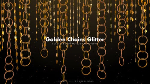 Cadenas doradas Glitter 7