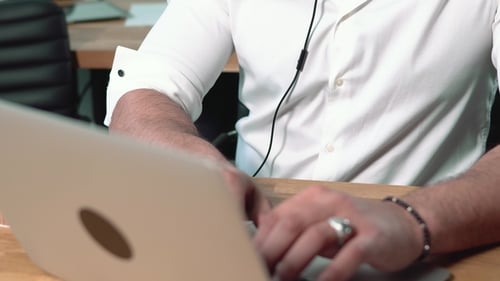 Office Worker at the Computer