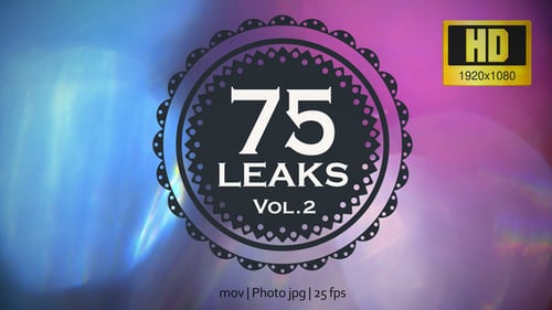 Colorful Cinematic Light Leaks Overlays