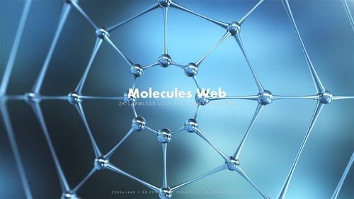 Abstract 3D Molecular Network Science Background