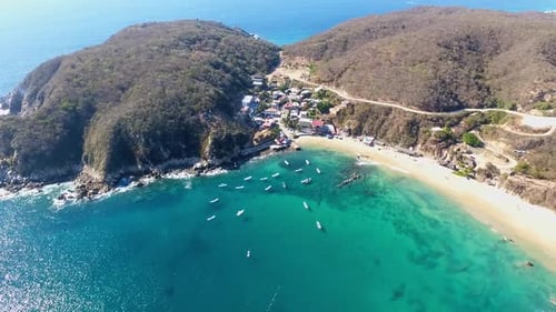 Playa Tehuamixtle en México