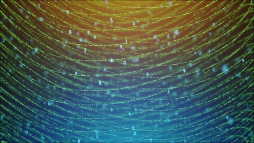Swirl Digits Backround