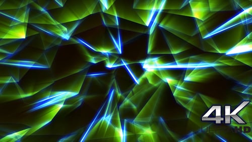 Magischer polygonaler Hintergrund