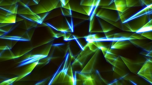 Magischer polygonaler Hintergrund