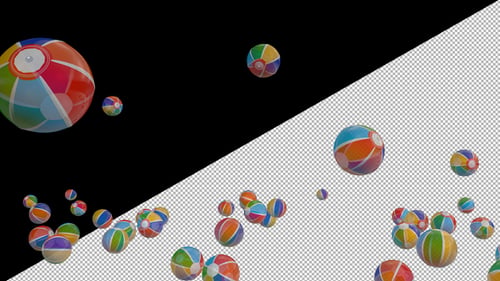 Beach Balls Transparent Background
