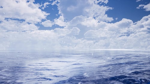 Der Regen und das Meer