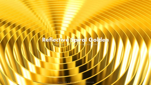 reflektierende Spirale Golden 5
