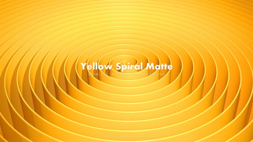 Gelbe Spiralmatte 2