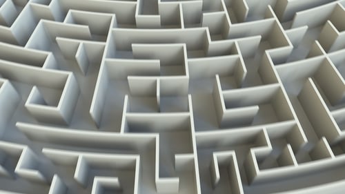 GOAL Word in the Center of a Round Maze