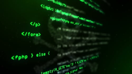 Code de programmation en cours d'exécution dans le terminal