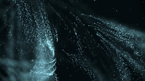 Dynamic Glowing Particle Trails Abstract Background Animation