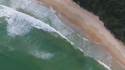 Top View of Amazing Tropical Beach