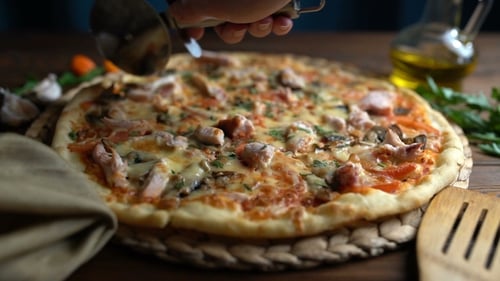 Cutting Pizza Into Pieces
