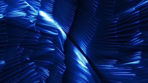 Epic Blue Glowing Geometri Background
