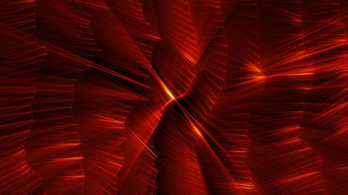 Epic Red Glowing Geometri Background