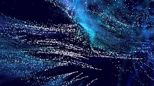 Schimmernder Blue Splash