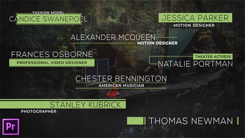 Clean Minimal Lower Third Titles for Professional Videos