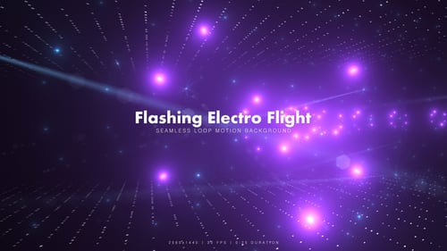 Flashing Electro Flight Loop Background