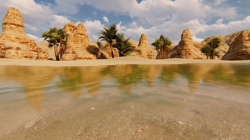 The Clear Lake In The Desert