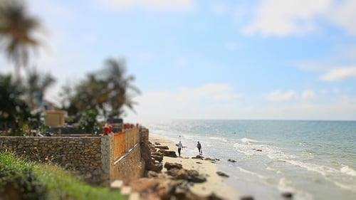 Caminando por la playa