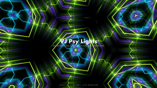 Lumières VJ Psy 20
