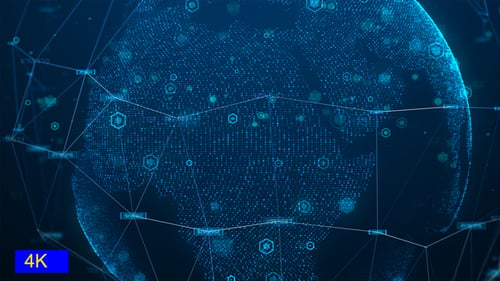 Contexte de connexion à la terre numérique 4K