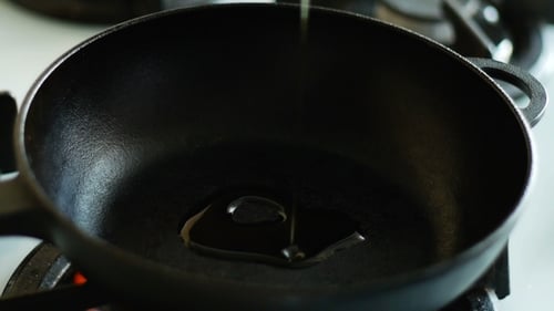 Cooking Salmon Fillet in Cast Iron Skillet