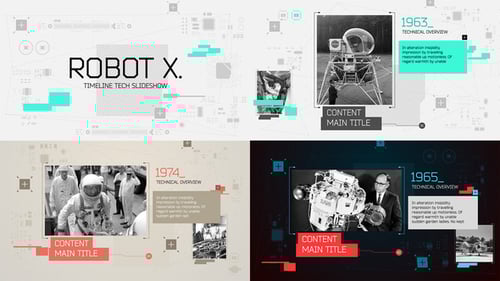 Robot X. Timeline Slideshow