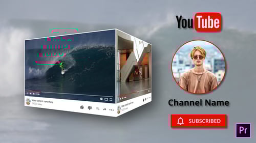 Dynamic YouTube Channel Intro and Video Promo Display