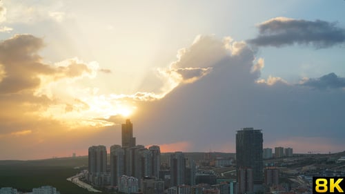 Evening in the City Sunset