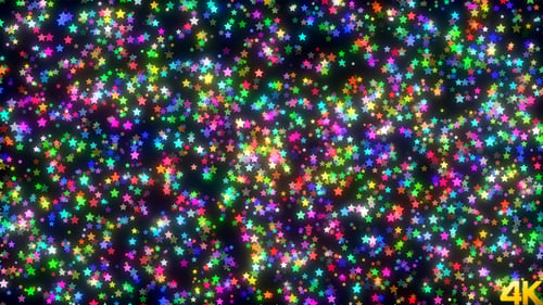 Bunte Valentinssterne 4k