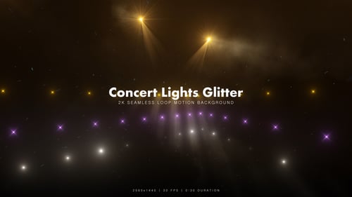 Concert Lights Glitter Animated Background