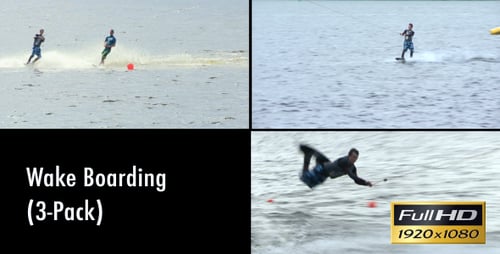Wakeboarding on a Lake during the Daytime