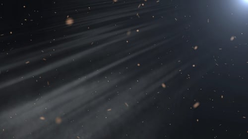 Atmospheric Light Rays and Dust Particles Animation Background