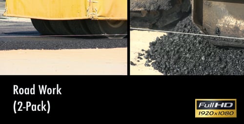 Road Works Hot Asphalt (2-Pack)