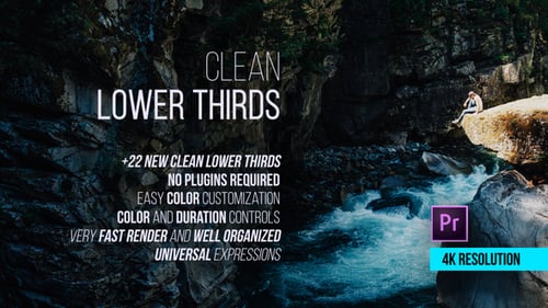 Clean Lower Thirds for Premiere