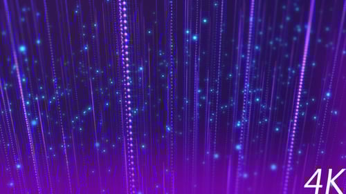 Futuristic Digital Light Streaks Background Loop