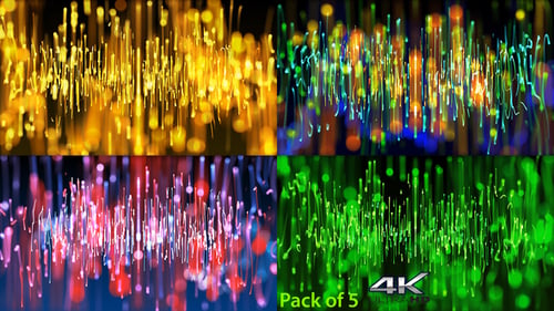 Beautiful Particles of Background ( Pack of 5)