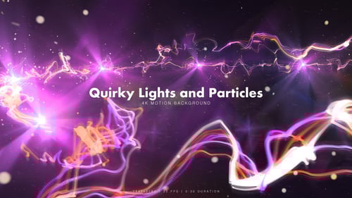 Vibrant Fluid Light Trails and Glowing Particles Background