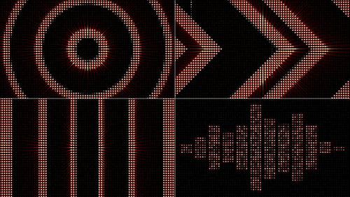 Glühbirnen-Set, Disco-Tanz-abstrakter Hintergrund