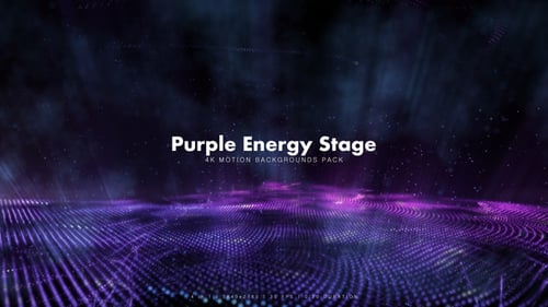 Violette Energiebühne