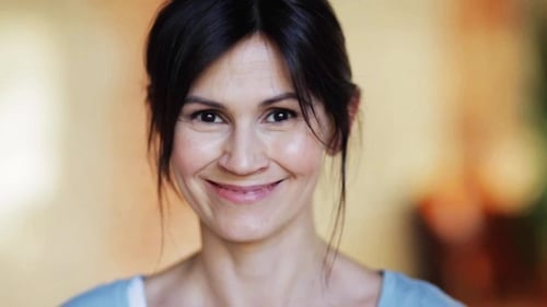 Portrait of Happy Smiling Middle Aged Woman 25