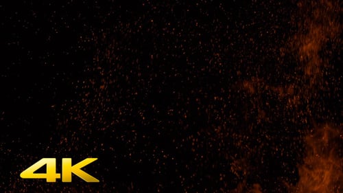 Burning Fire Embers
